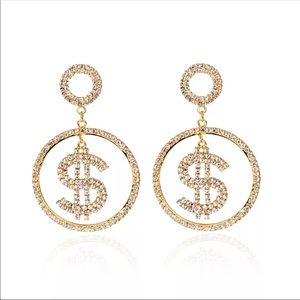 $ glad bling earrings